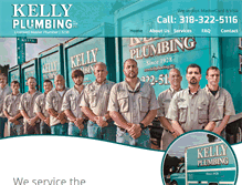 Tablet Screenshot of kellyplumbing.biz